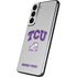 Texas Christian University Horned Frogs Logo Print Galaxy S22 Skin